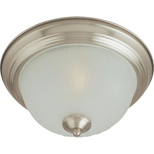 Essentials-2 Light Flush Mount in  style-13.5 Inches wide by 6 inches high - 1027546