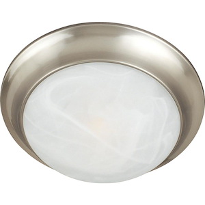 Essentials-1 Light Flush Mount in Early American style-12 Inches wide by 4 inches high - 1213846