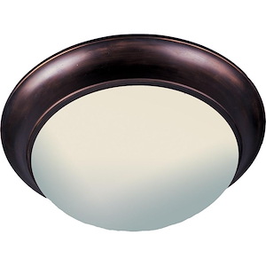 Essentials-Three Light Flush Mount in Early American style-16.5 Inches wide by 5 inches high - 440485