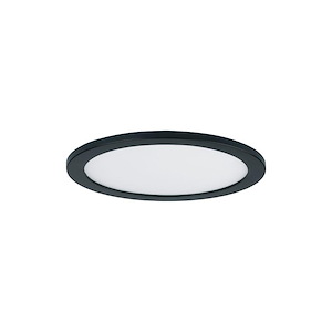 Wafer - 15W 1 LED Round Flush Mount-0.5 Inch Tall and 7 Inch Wide - 1369885