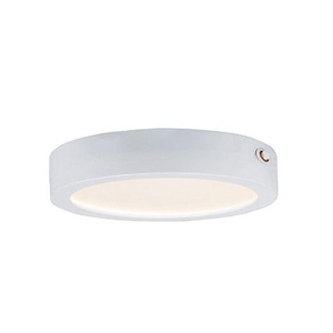 Wafer - 17W 1 LED Round Flush Mount with Emergency Backup-2 Inches Tall and 7.05 Inches Wide - 1213972