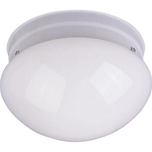 Essentials-1 Light Flush Mount in Early American style-12 Inches wide by 4 inches high
