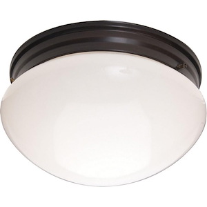 Essentials-Two Light Flush Mount in  style-9 Inches wide by 5 inches high - 168639