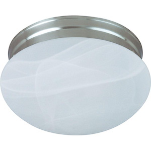Essentials-1 Light Flush Mount in Early American style-12 Inches wide by 4 inches high - 1027543