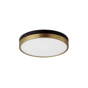 Dapper - 20W 1 LED Flush Mount-2 Inches Tall and 12 Inches Wide