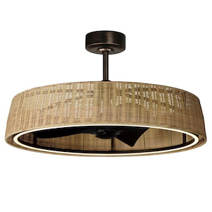 Tulum - 35W 1 LED Fandelight-19.75 Inches Tall and 35.75 Inches Wide - 1284324