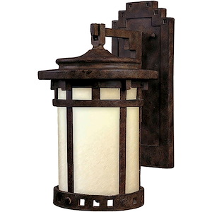 Santa Barbara-9W 1 LED Outdoor Wall Lantern-7 Inches wide by 13 inches high
