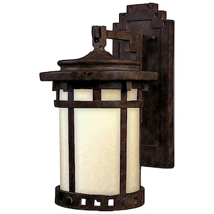 Santa Barbara-12W 1 LED Outdoor Wall Lantern-11 Inches wide by 20 inches high