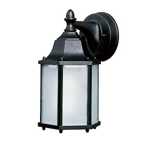 Cast-9W 1 LED Outdoor Wall Lantern-5.5 Inches wide by 10 inches high