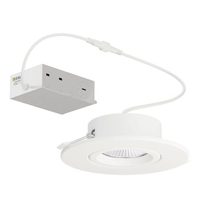 Slim Gimbal - 9W 1 5CCT LED Flush Mount-1.5 Inch Tall and 5.25 Inch Wide - 1369897
