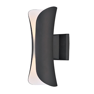 Scroll-12W 2 LED Outdoor Wall Sconce-5.25 Inches wide by 13.5 inches high - 605257