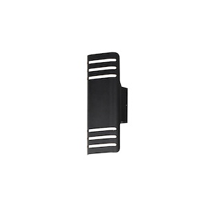 Lightray - 16W 2 LED Outdoor Wall Mount In Modern Style-13.25 Inches Tall and 5 Inches Wide