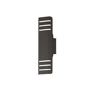 Lightray - 16W 2 LED Outdoor Wall Mount In Modern Style-17.25 Inches Tall and 5 Inches Wide - 1311141