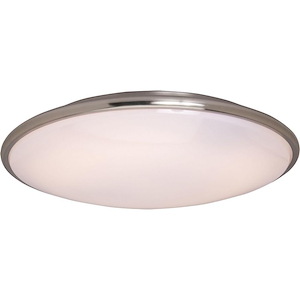 Rim EE-Two Light Flush Mount in Commodity style-21 Inches wide by 3 inches high