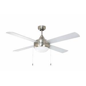 Quattro - Ceiling Fan with Light Kit-15 Inch Tall and 52 Inch Wide