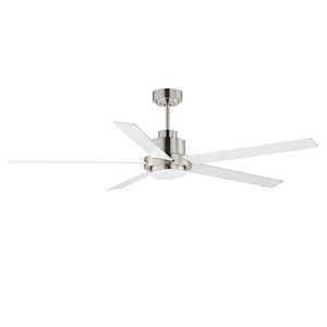 Daisy - 5 Blade Ceiling Fan with Light Kit-23 Inches Tall and 60 Inches Wide - 1326719