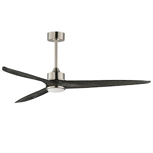 Woodwind - 3 Blade Ceiling Fan with Light Kit-14.5 Inches Tall and 80 Inches Wide