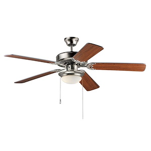 Basic-Max-Ceiling Fan with Light Kit in  style-52 Inches wide by 17 inches high