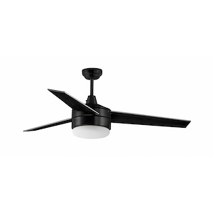 Trio - 3 Blade Ceiling Fan with Light Kit-19 Inches Tall and 52 Inches Wide - 1306275