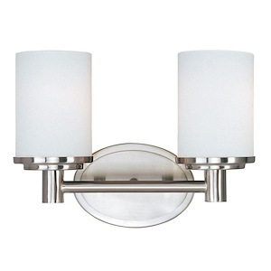 Cylinder 2 Light Modern Bath Vanity Approved for Damp Locations - 230121