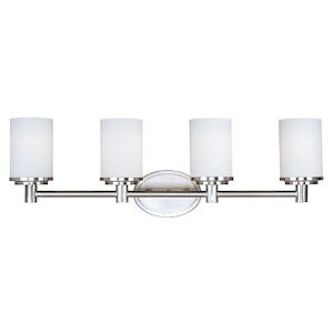Cylinder-4 Light Modern Bath Vanity in Modern style-29 Inches wide by 9.5 inches high - 230116