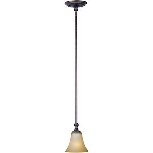 Bristol-One Light Mini-Pendant in Transitional style-6.25 Inches wide by 48 inches high