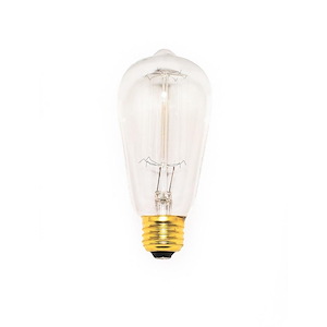 Accessory-120V 40W E26 Medium Base ST64 Replacement Lamp in Basic style-2.2 Inches wide by 5.14 inches high