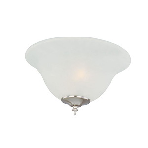 Basic-Max-Three Light Ceiling Fan Light Kit with Wattage Limiter in  style-13 Inches wide - 549647