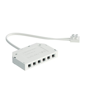 CounterMax Lite - 6 Port Hub for Low Voltage Plug Connection-0.5 Inch Tall and 1.5 Inch Wide