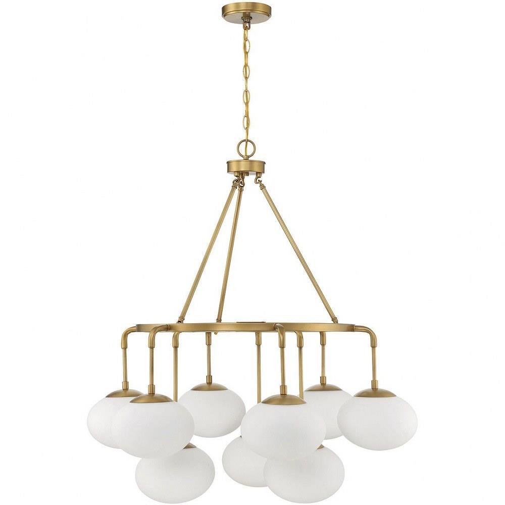 Meridian - M10098ORB - 9 Light Chandelier In modern Style-38