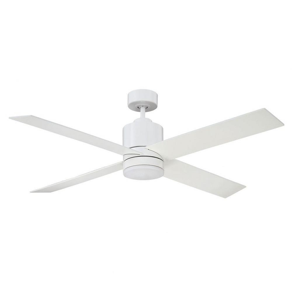 Meridian - M2015WH - 4 Blade Ceiling Fan with Light Kit in Modern