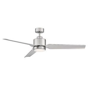 3 Blade Ceiling Fan with Light Kit In Modern Style-52 Inches Tall and 15.03 Inches Wide