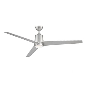 3 Blade Ceiling Fan with Light Kit In Modern Style-56 Inches Tall and 17.28 Inches Wide