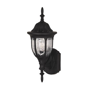 1 Light Outdoor Wall Lantern In Traditional Style-15.75 Inches Tall and 6.5 Inches Wide