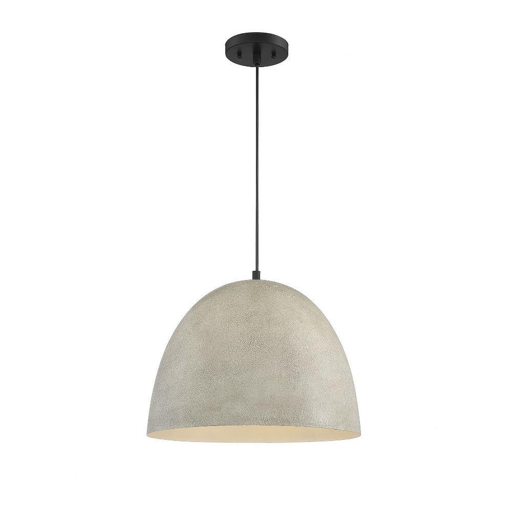 Meridian - M70093CMBK - 1 Light Pendant In Mid-Century