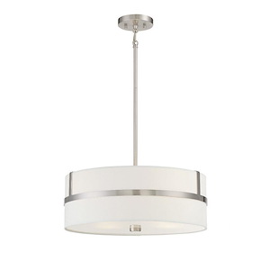 4 Light Pendant In Mid-Century Modern Style-8 Inches Tall and 20 Inches Wide