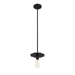 1 Light Mini-Pendant In Mid-Century Modern Style-2.25 Inches Tall and 8 Inches Wide
