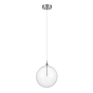 2W 1 LED Pendant In Modern Style-14 Inches Tall and 14 Inches Wide