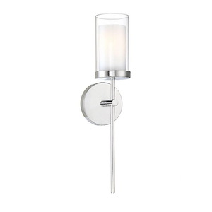1 Light Wall Sconce In modern Style-20 Inches Tall and 5 Inches Wide