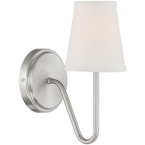 1 Light Wall Sconce In Modern Style-11.25 Inches Tall and 4.75 Inches Wide