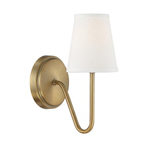 1 Light Wall Sconce In Mid-Century Modern Style-11.25 Inches Tall and 4.75 Inches Wide