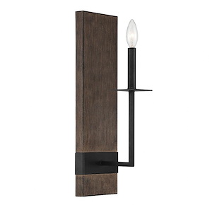 1 Light Wall Sconce In industrial Style-20 Inches Tall and 6 Inches Wide