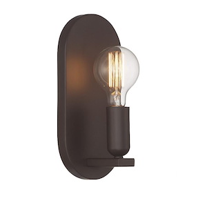 1 Light Wall Sconce In modern Style-11.5 Inches Tall and 5.5 Inches Wide