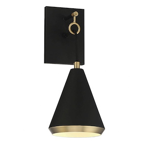 1 Light Wall Sconce In contemporary Style-17 Inches Tall and 6 Inches Wide