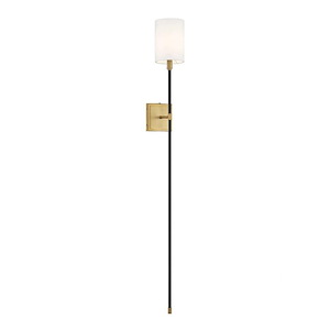 1 Light Wall Sconce In mid-century modern Style-49 Inches Tall and 5 Inches Wide