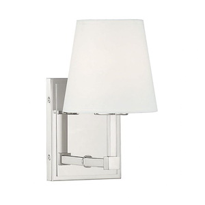 1 Light Wall Sconce In Mid-Century Modern Style-9.5 Inches Tall and 5.5 Inches Wide