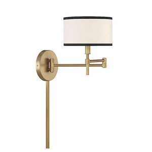1 Light Wall Sconce In Mid-Century Modern Style-10.5 Inches Tall and 8 Inches Wide