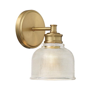 1 Light Wall Sconce In Vintage Style-9.5 Inches Tall and 5 Inches Wide