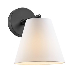 1 Light Wall Sconce (Set of 2)-10 Inches Tall and 8 Inches Wide