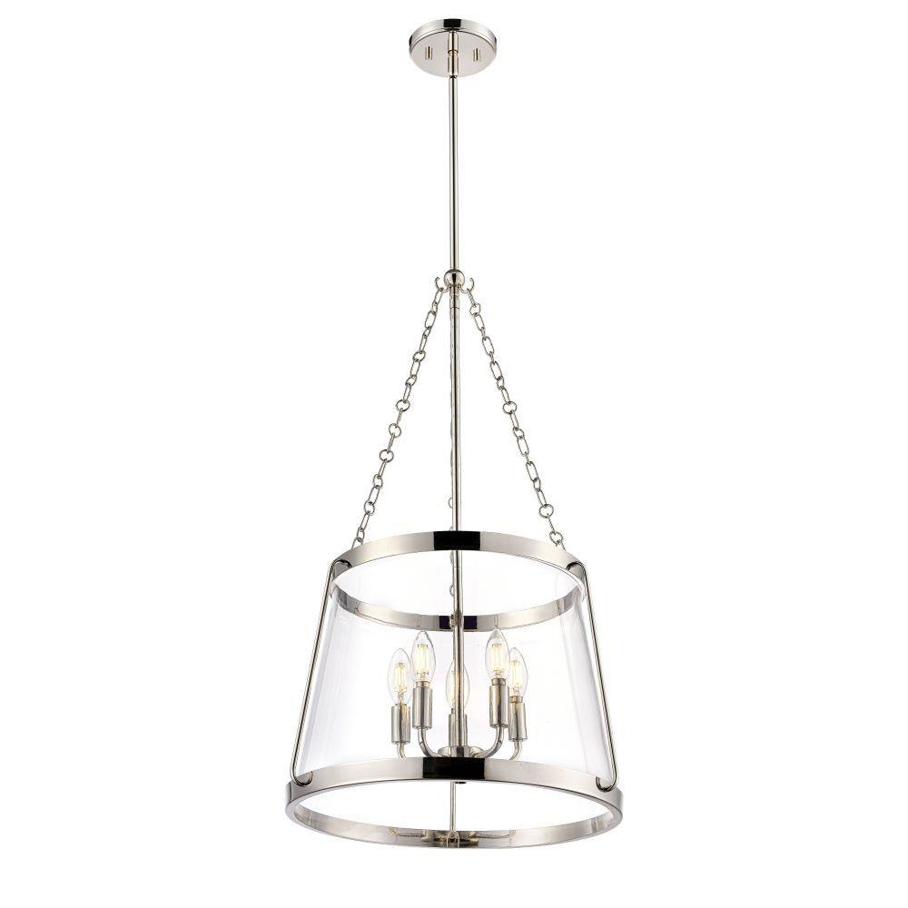 Adabella - 5 Light Pendant-30 Inch Tall and 17.75 Inch Wide